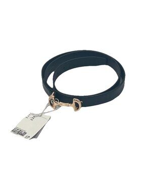H&M Black Leather Belt Sz XL NWT Adjustable Classic Chic Silver Buckle Sz XXL